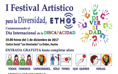 Ortopedia Gordillo te anima participar en el I Festival Artístico para la Diversidad ETHOS