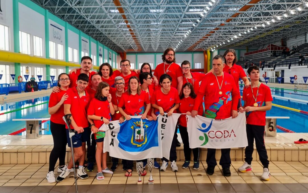 El CODA se supera con 40 medallas en el XVI Campeonato de Andalucía de Natación FANDDI y XI Campeonato Open celebrado en Cádiz